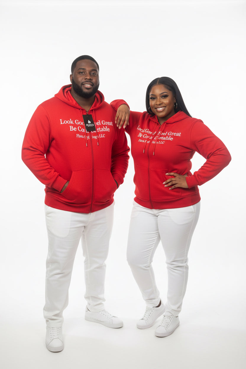 Motto Satin Hoodies